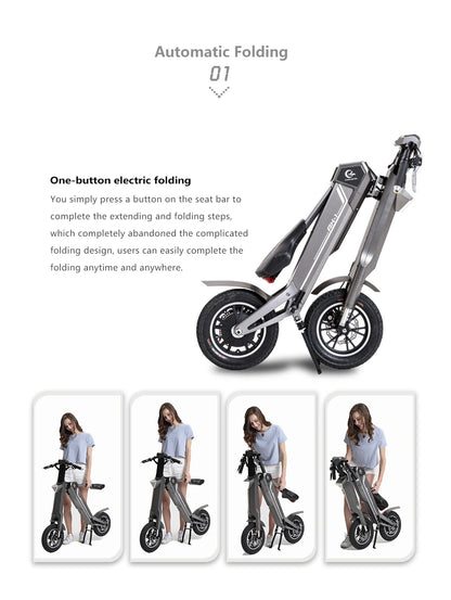 48V350W Motor Automatic Foldable Two Wheel