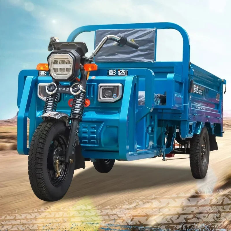 Adult Electric Self-dischargingThree-Wheeler Motorcycle 3-Wheel Cargo Tricycle Optional Battery Installation - KOZIET