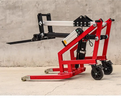 Portable electric hydraulic forklift articulated lift truck