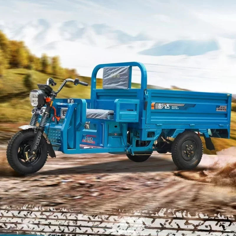 Adult Electric Self-dischargingThree-Wheeler Motorcycle 3-Wheel Cargo Tricycle Optional Battery Installation - KOZIET