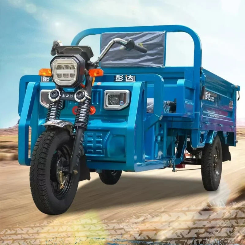 Adult Electric Self-dischargingThree-Wheeler Motorcycle 3-Wheel Cargo Tricycle Optional Battery Installation - KOZIET