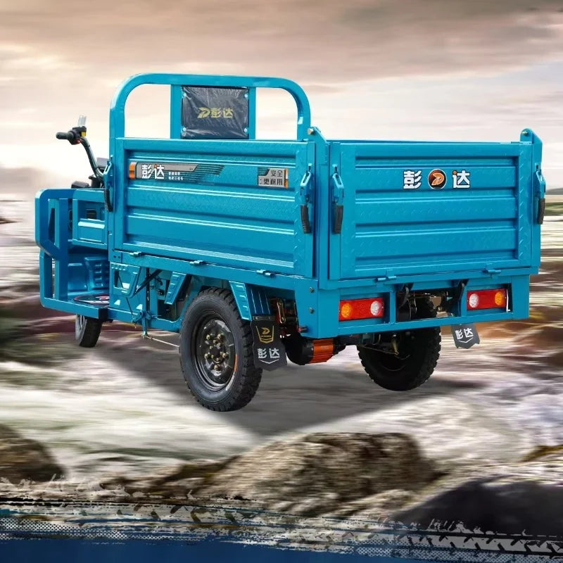 Adult Electric Self-dischargingThree-Wheeler Motorcycle 3-Wheel Cargo Tricycle Optional Battery Installation - KOZIET