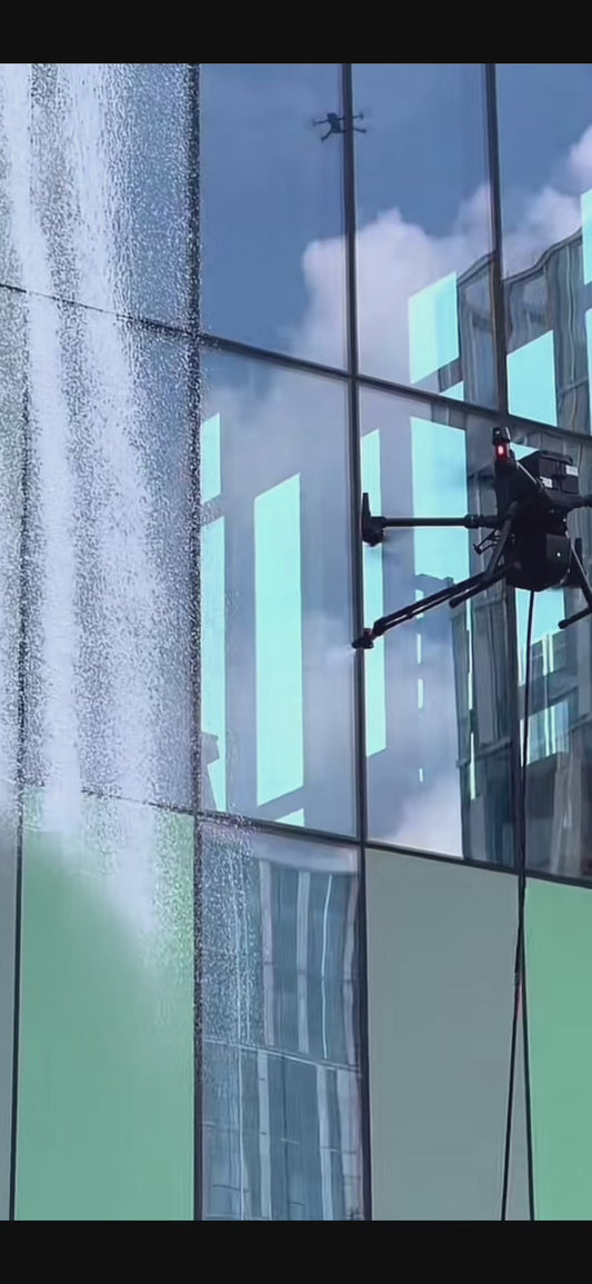 C60 Cleaning Drone - 60KG 60 Meters Flight Altitude Solar Panel, Roof, Window Cleaning Drone