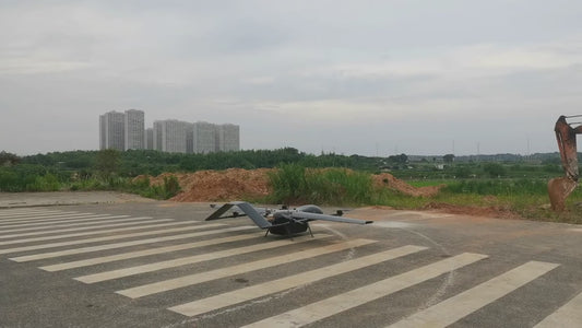Entrega VTOL UAV, sistema de lanzamiento aéreo remoto para suministros de emergencia (reposición de medicamentos, alimentos, agua, plasma, etc.)